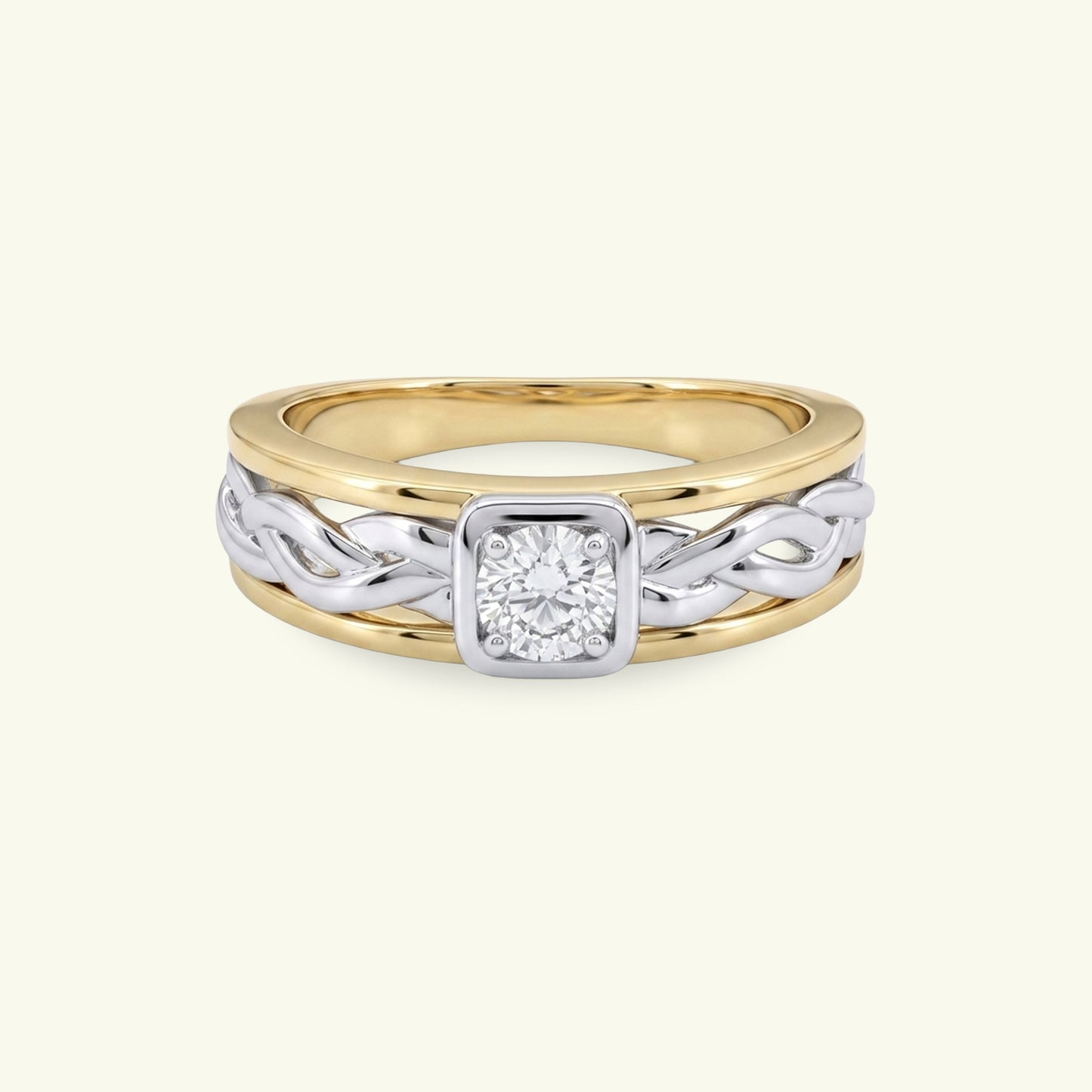 Thessa Solitaire Diamond Ring