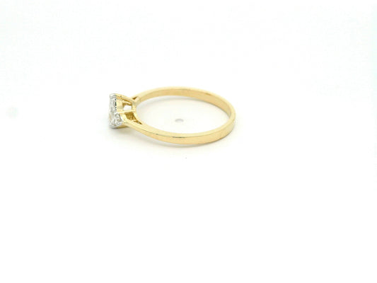 Eloura Crest Diamond Engagement Ring