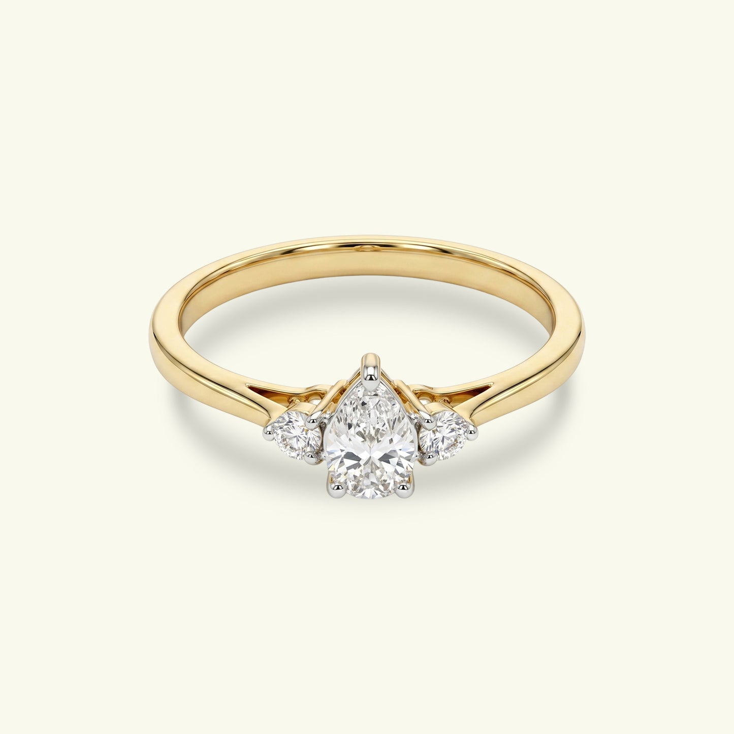 Eloura Crest Diamond Engagement Ring