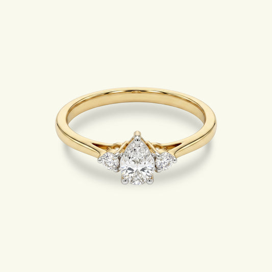 Eloura Crest Diamond Engagement Ring