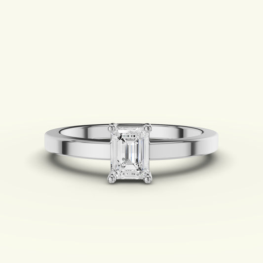 Eylin Solitaire Band Diamond Engagement Ring