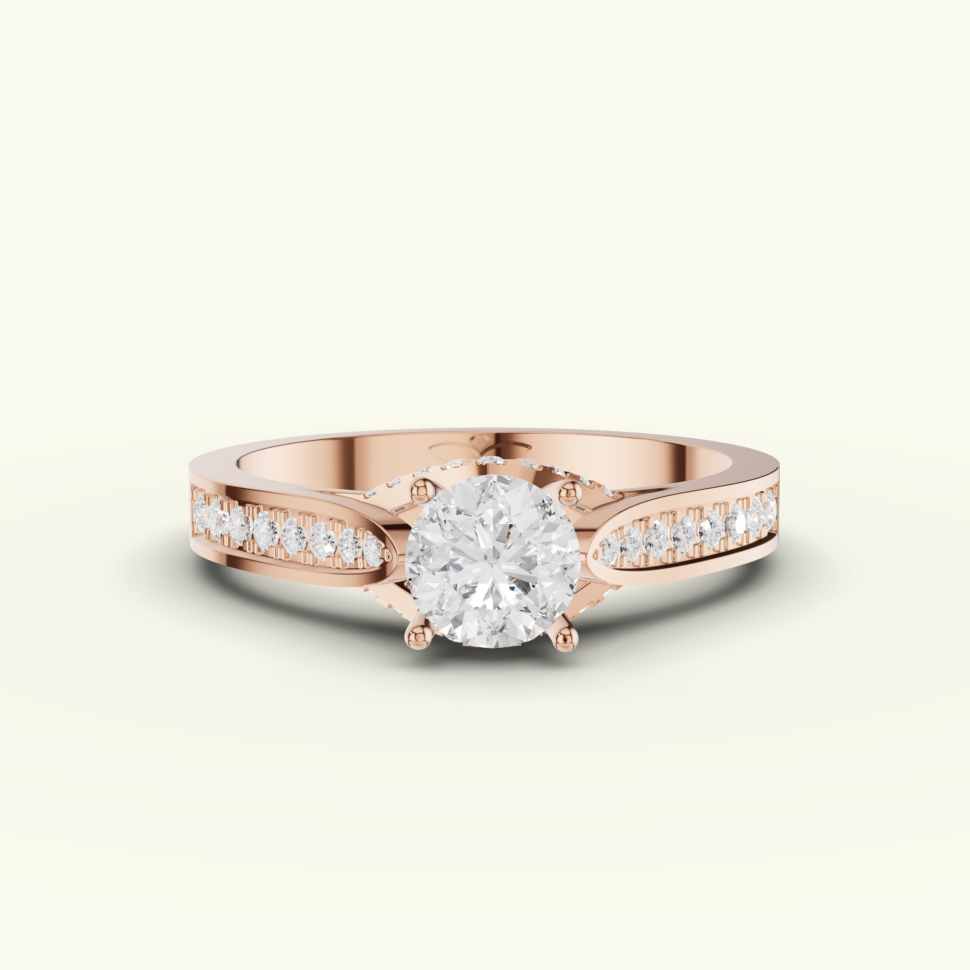 Nirali Solitaire Diamond Engagement Ring