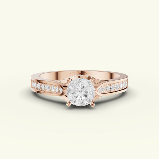 Nirali Solitaire Diamond Engagement Ring