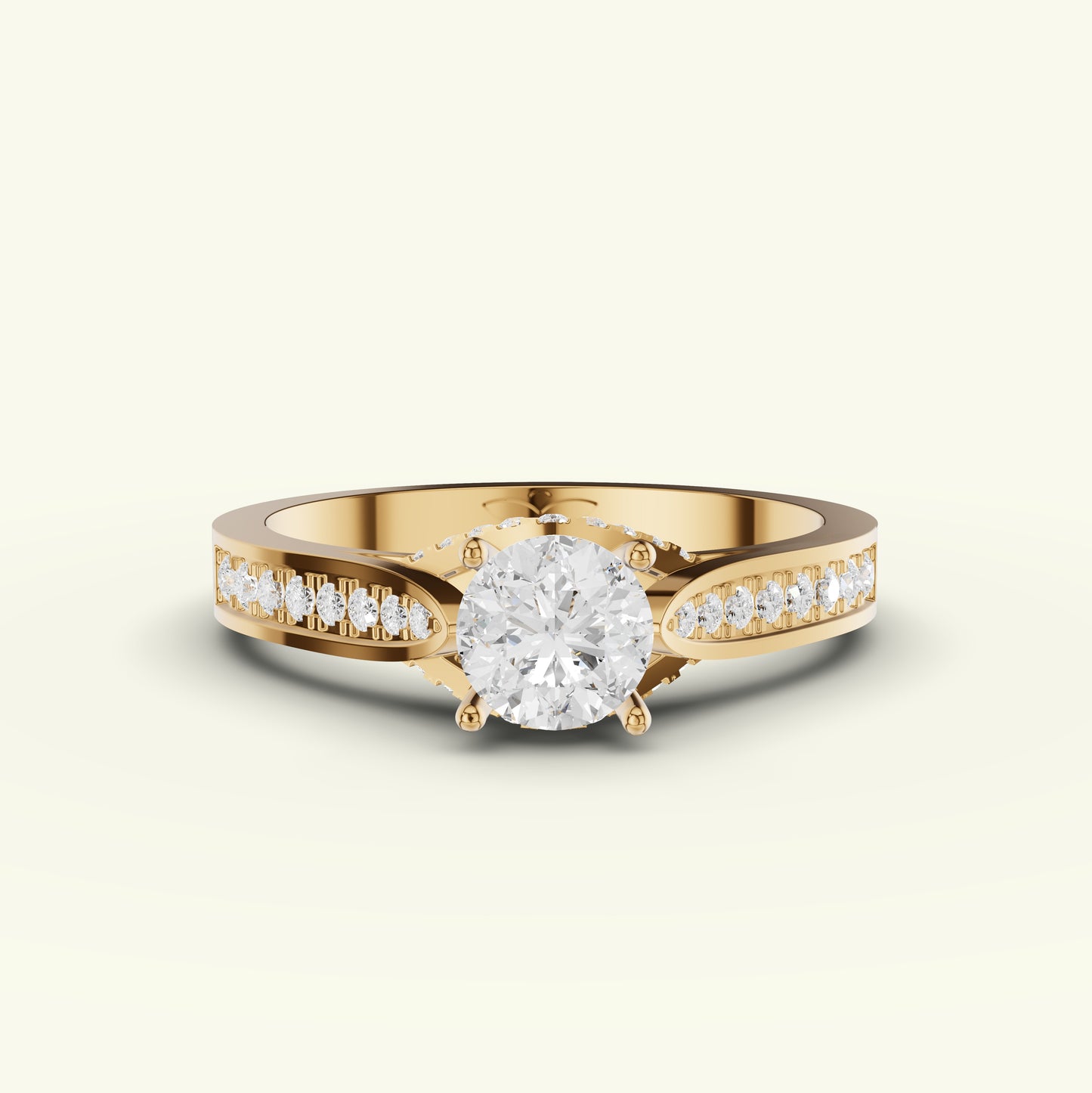 Nirali Solitaire Diamond Engagement Ring