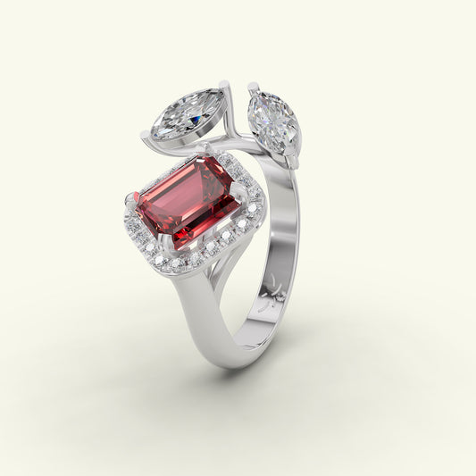 Caira Bloom Diamond Engagement Ring