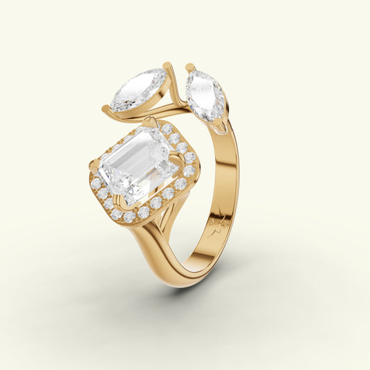 Caira Bloom Diamond Engagement Ring