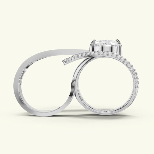 Sylvette Two Finger Diamond Ring