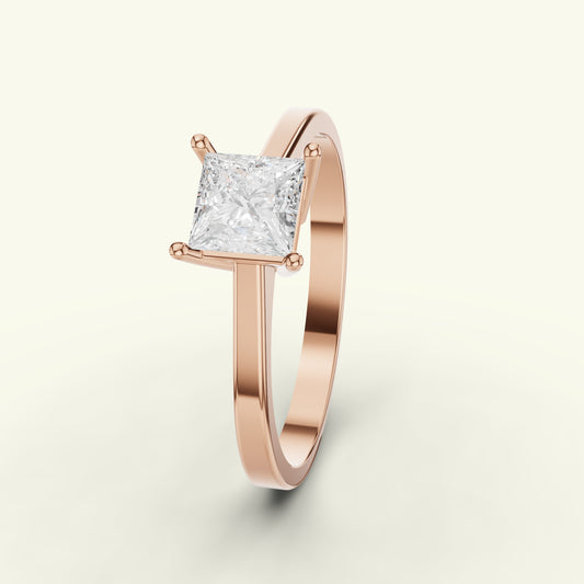 Nysa Solitaire Diamond Ring