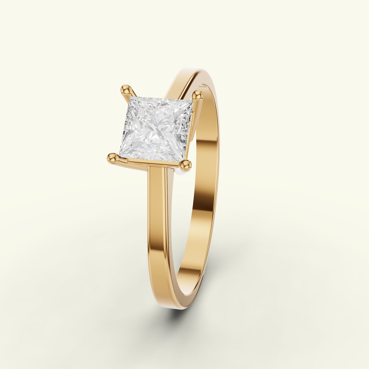 Nysa Solitaire Diamond Ring