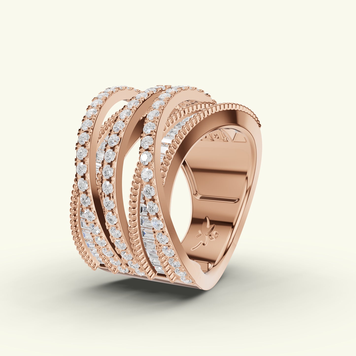 Evela Scatter Diamond Eternity Ring