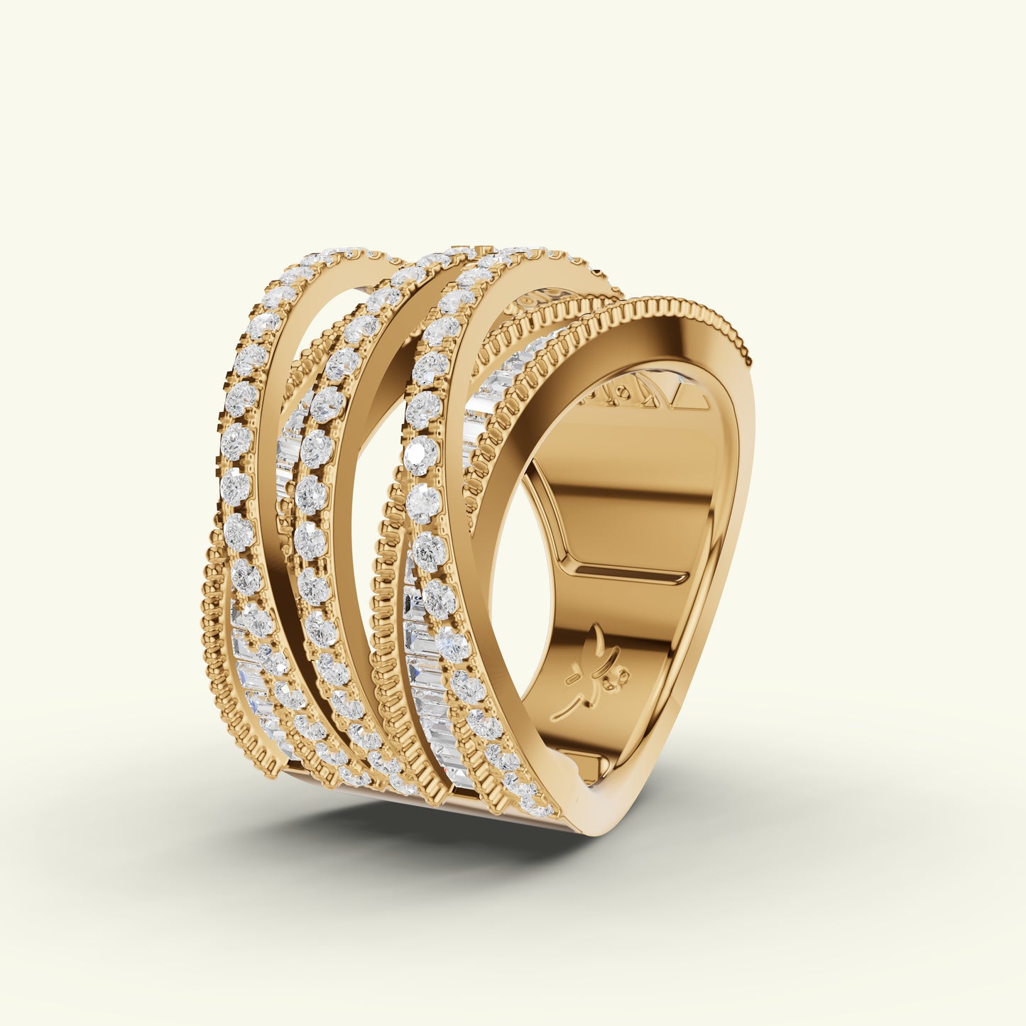 Evela Scatter Diamond Eternity Ring