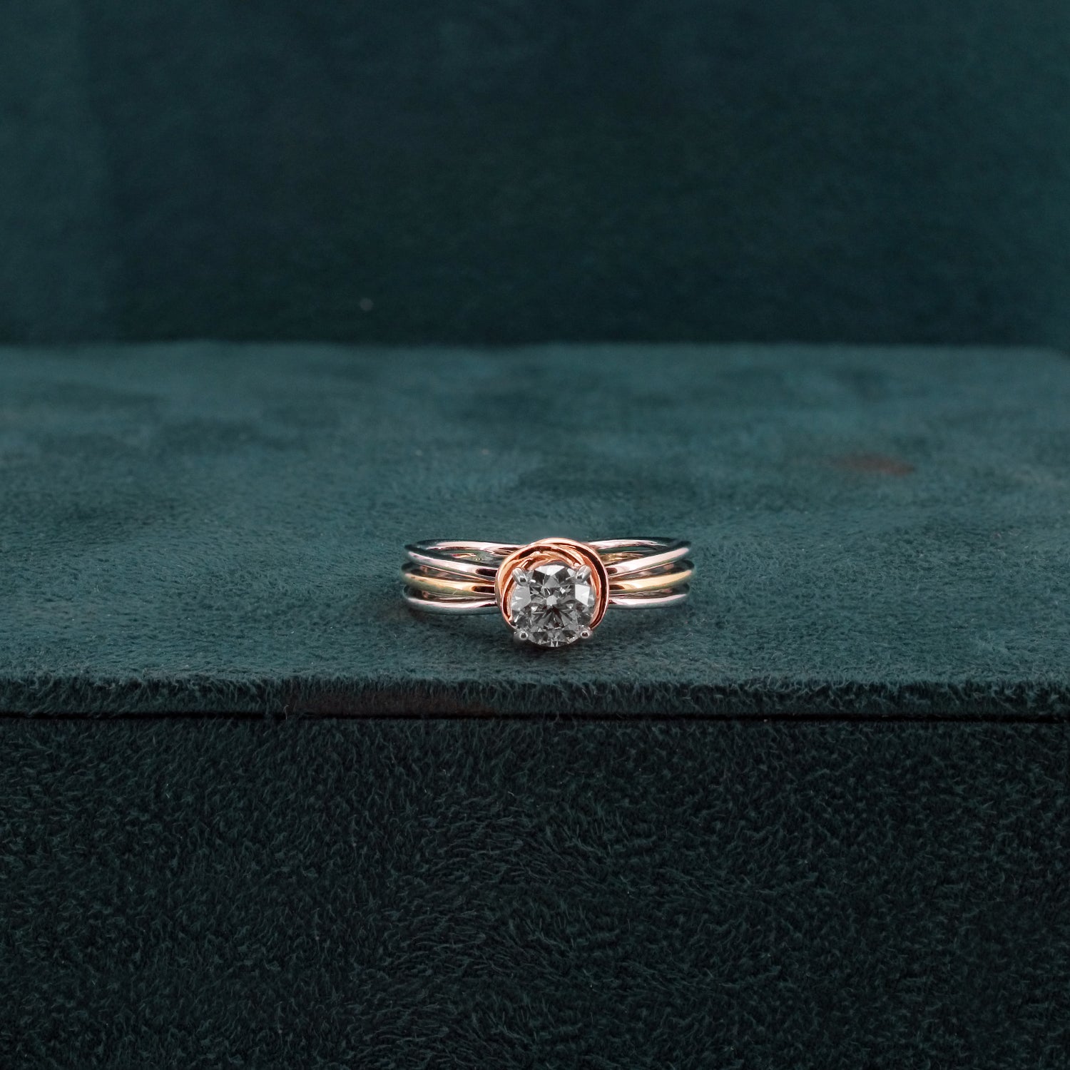 Avenil Solitaire Diamond Engagement Ring