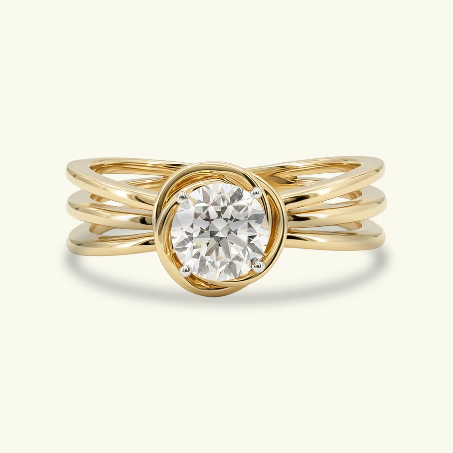 Avenil Solitaire Diamond Engagement Ring
