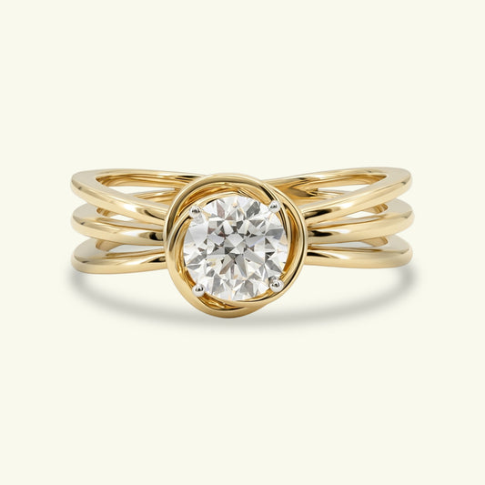 Avenil Solitaire Diamond Engagement Ring