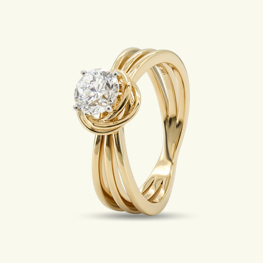 Avenil Solitaire Diamond Engagement Ring