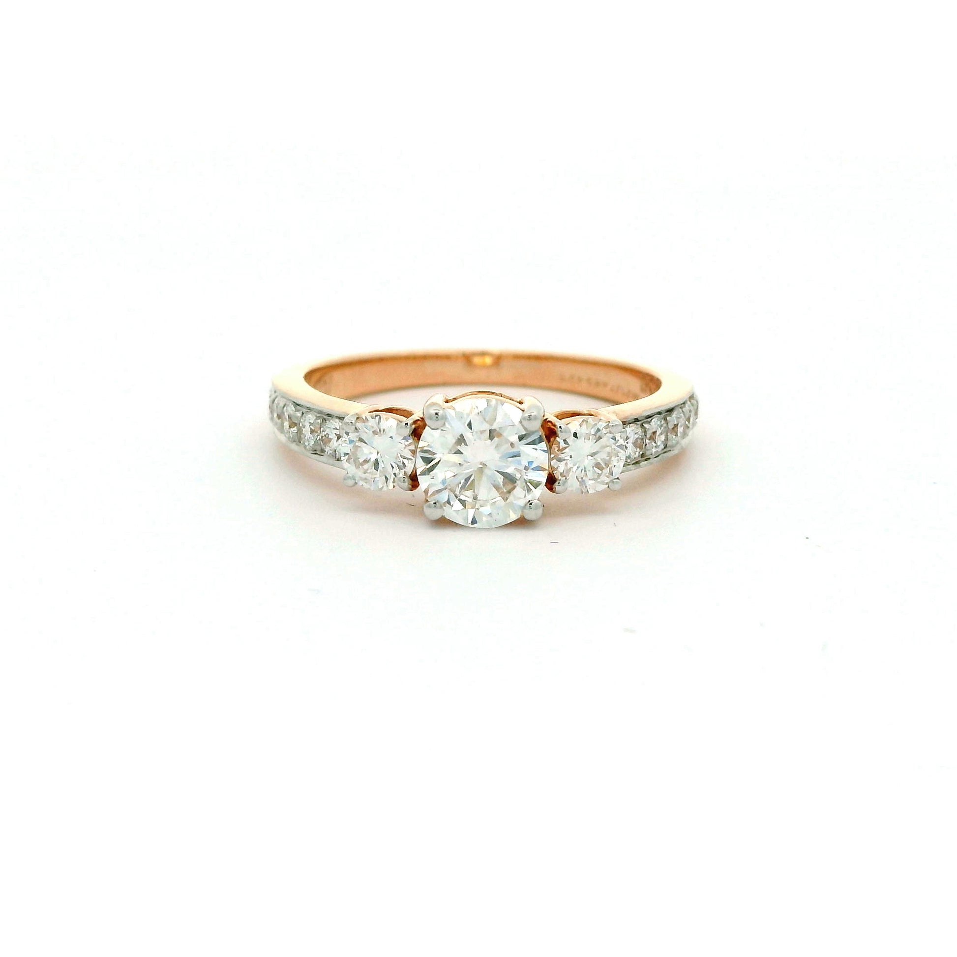 Evara Solitaire Diamond Engagement Ring