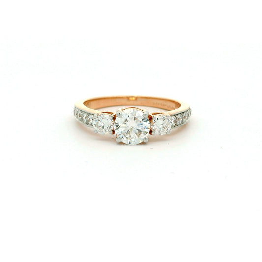 Evara Solitaire Diamond Engagement Ring