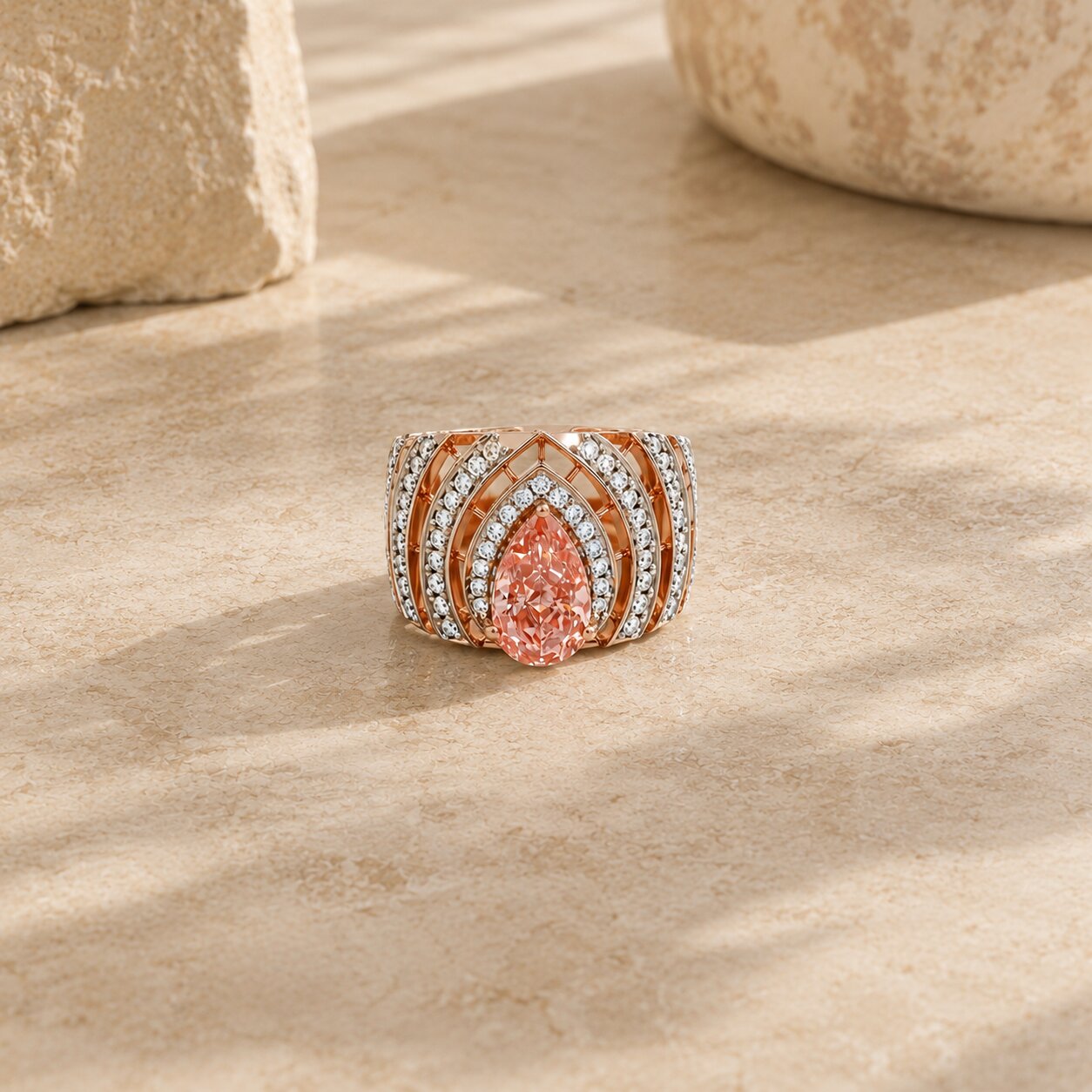Serel Rose De Luxe Diamond Ring