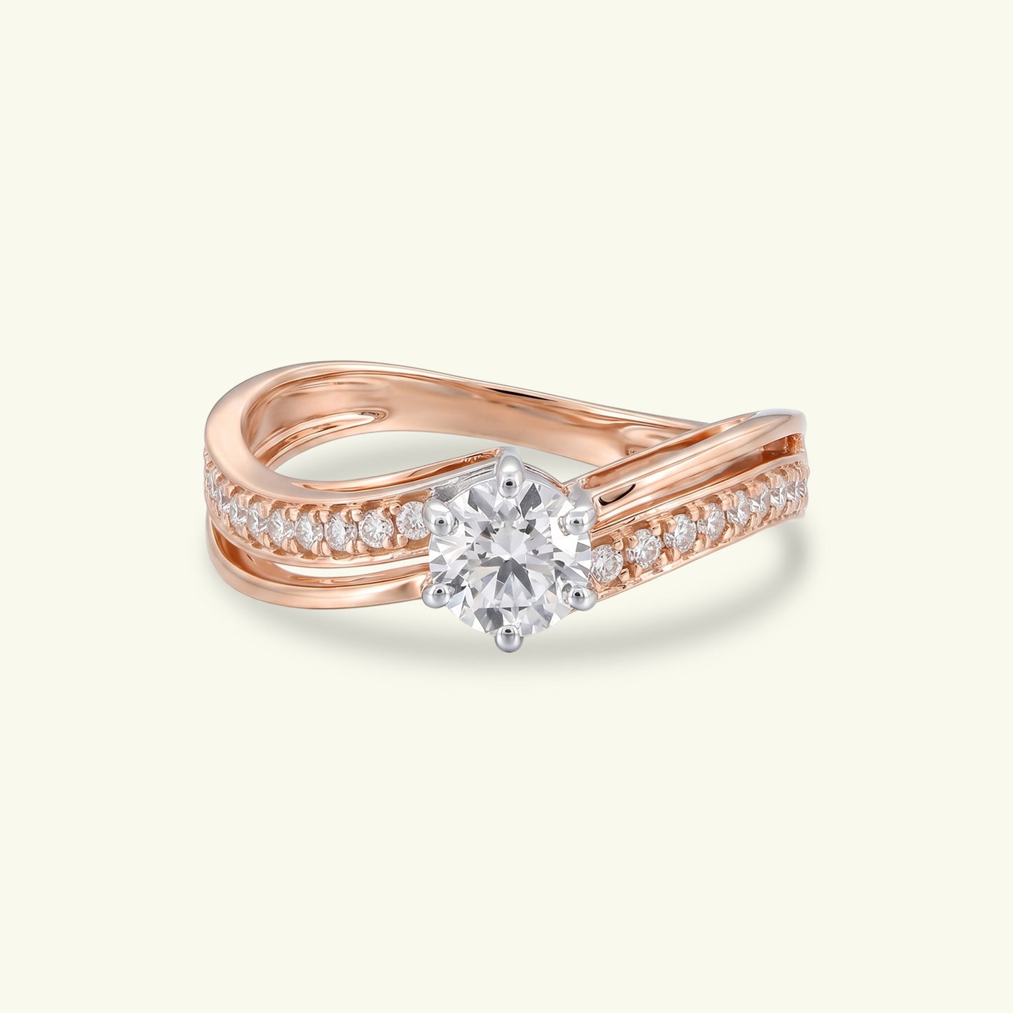 Saena Curve Diamond Dailywear Ring