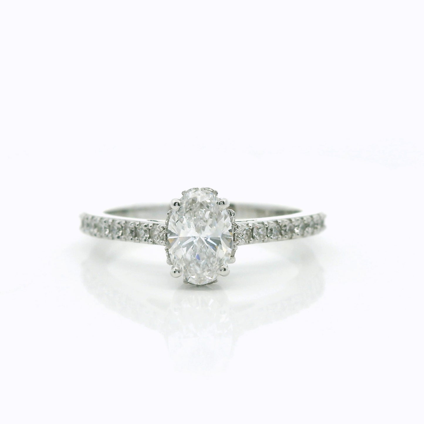 Aryel Halo Diamond Engagement Ring