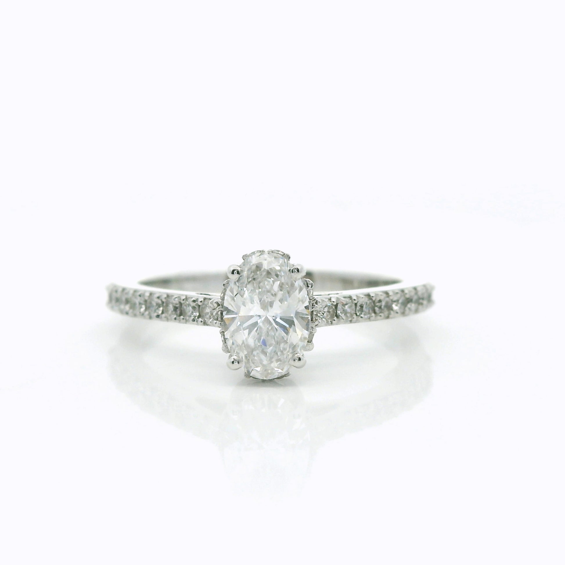 Aryel Halo Diamond Engagement Ring