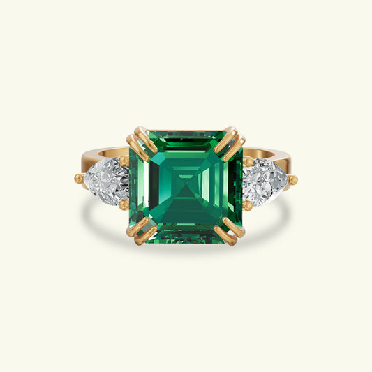 Renza Crest Diamond Engagement Ring