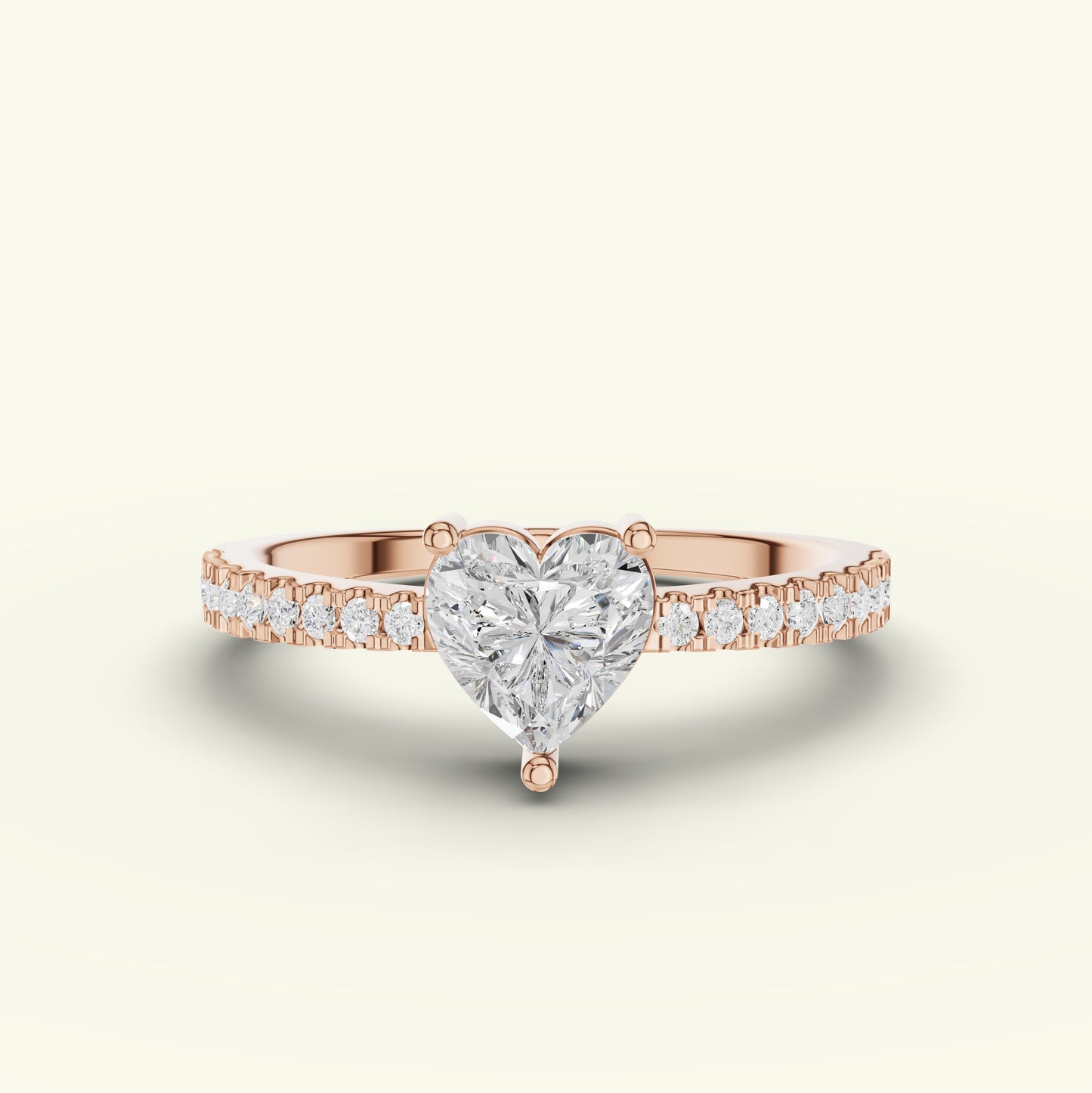 Avelyn Solitaire Diamond Engagement Ring
