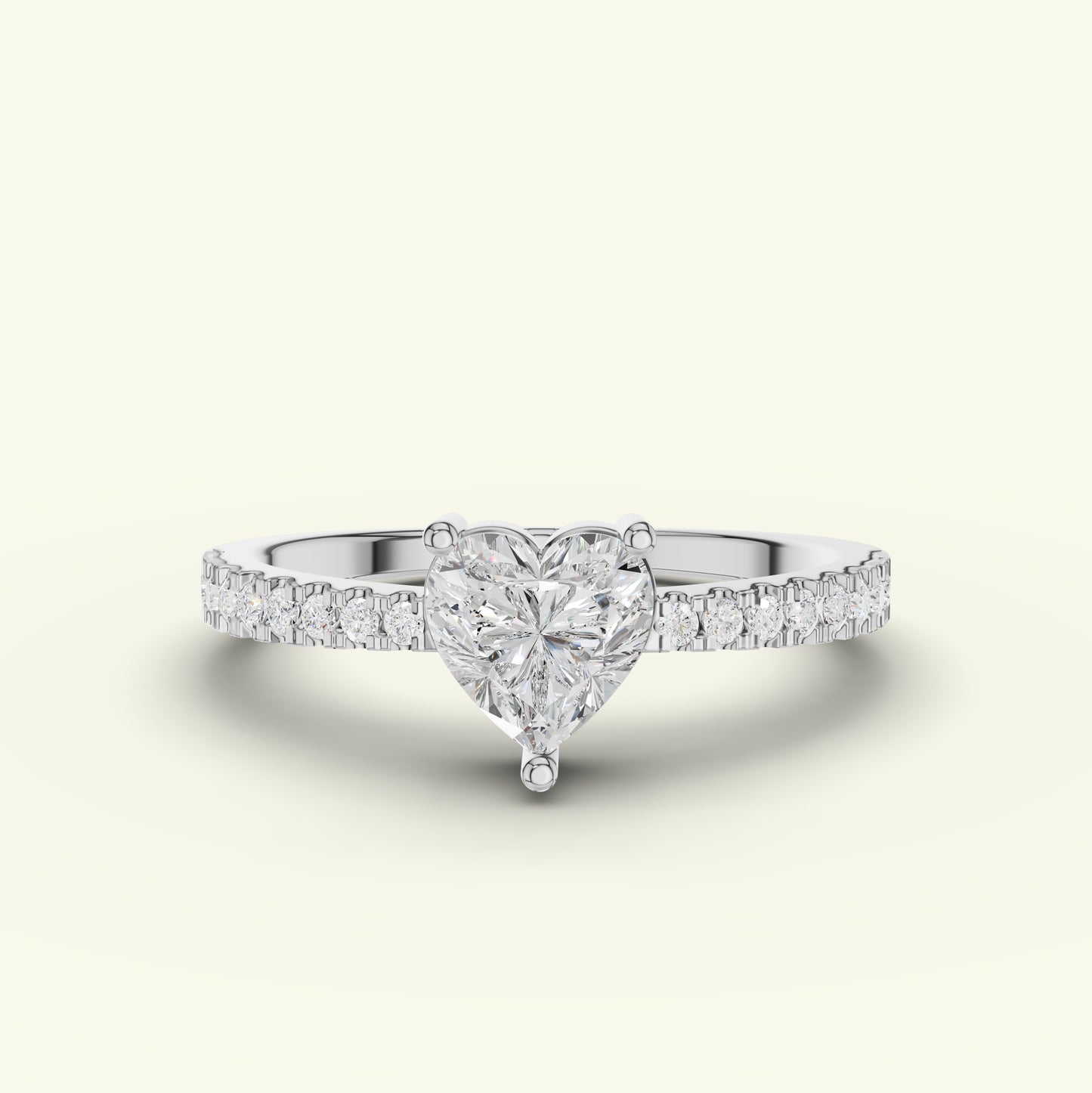 Avelyn Solitaire Diamond Engagement Ring