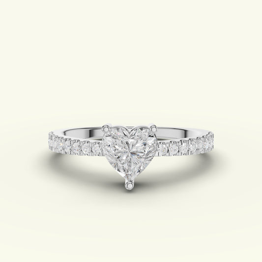 Avelyn Solitaire Diamond Engagement Ring