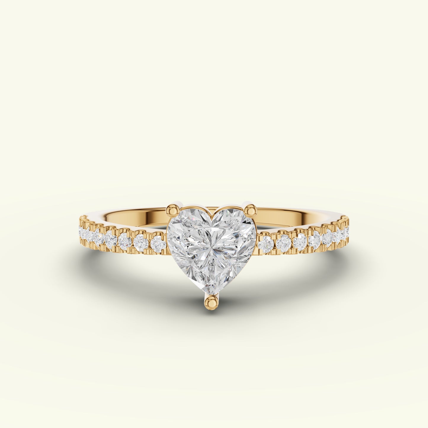 Avelyn Solitaire Diamond Engagement Ring