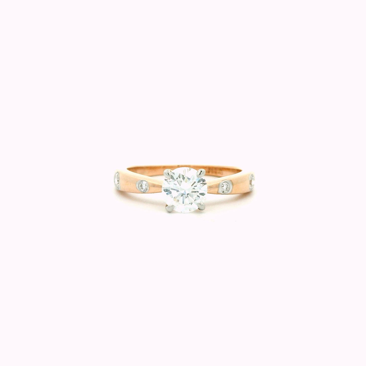 Isari Solitaire Diamond Engagement Ring