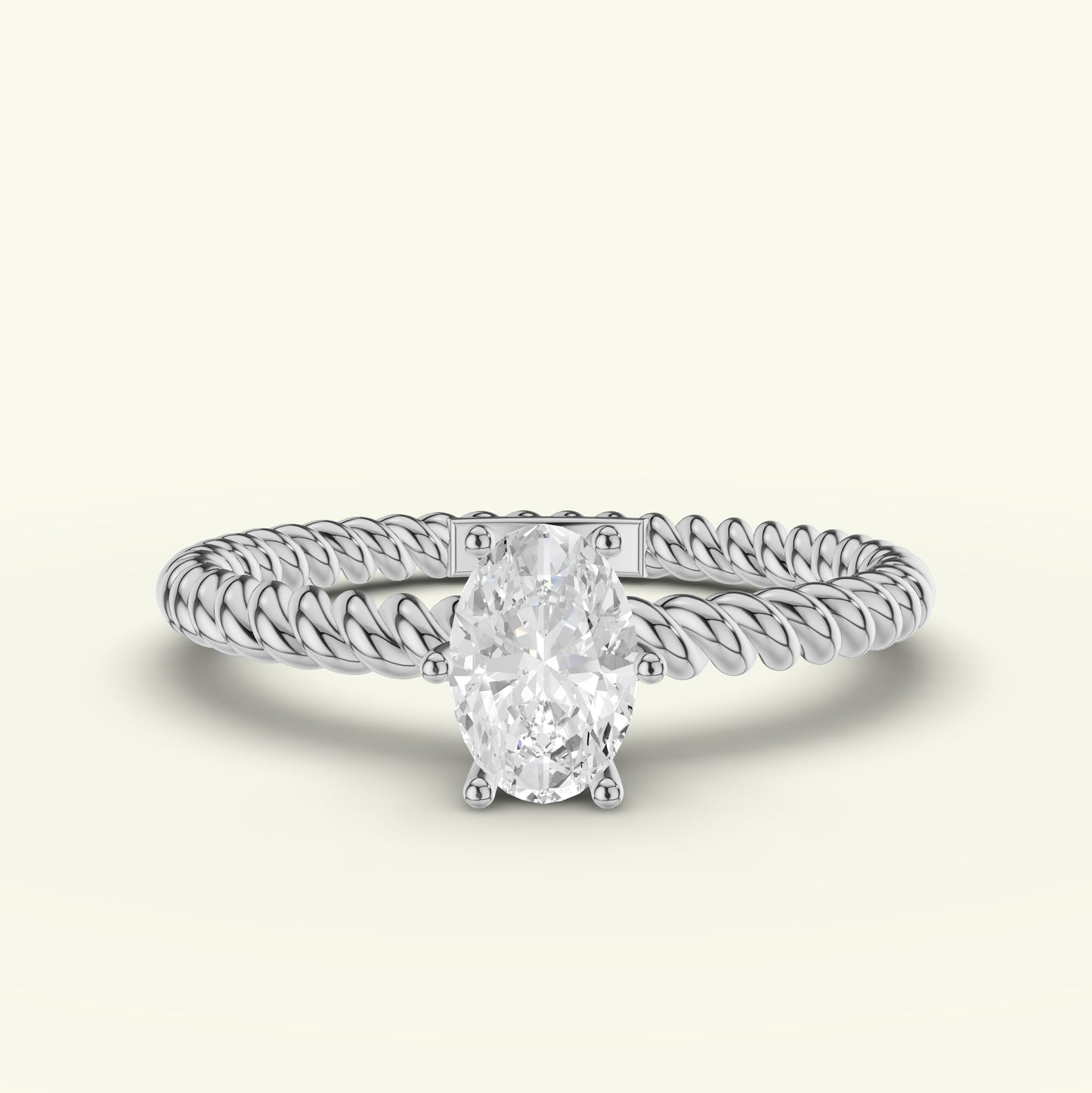 Irva Crest Diamond Band Ring
