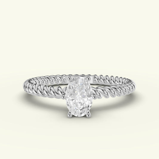 Irva Crest Diamond Band Ring