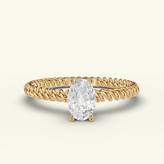 Irva Crest Diamond Band Ring