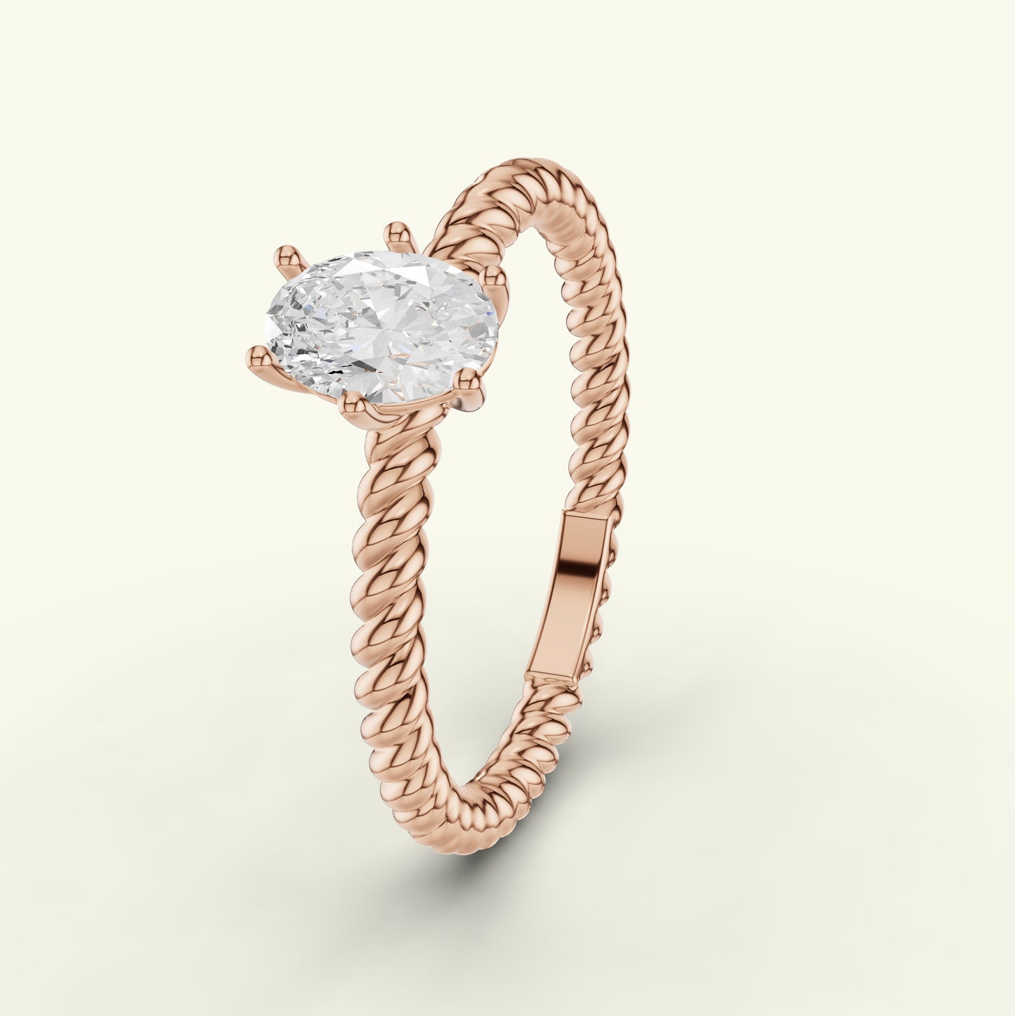 Irva Crest Diamond Band Ring