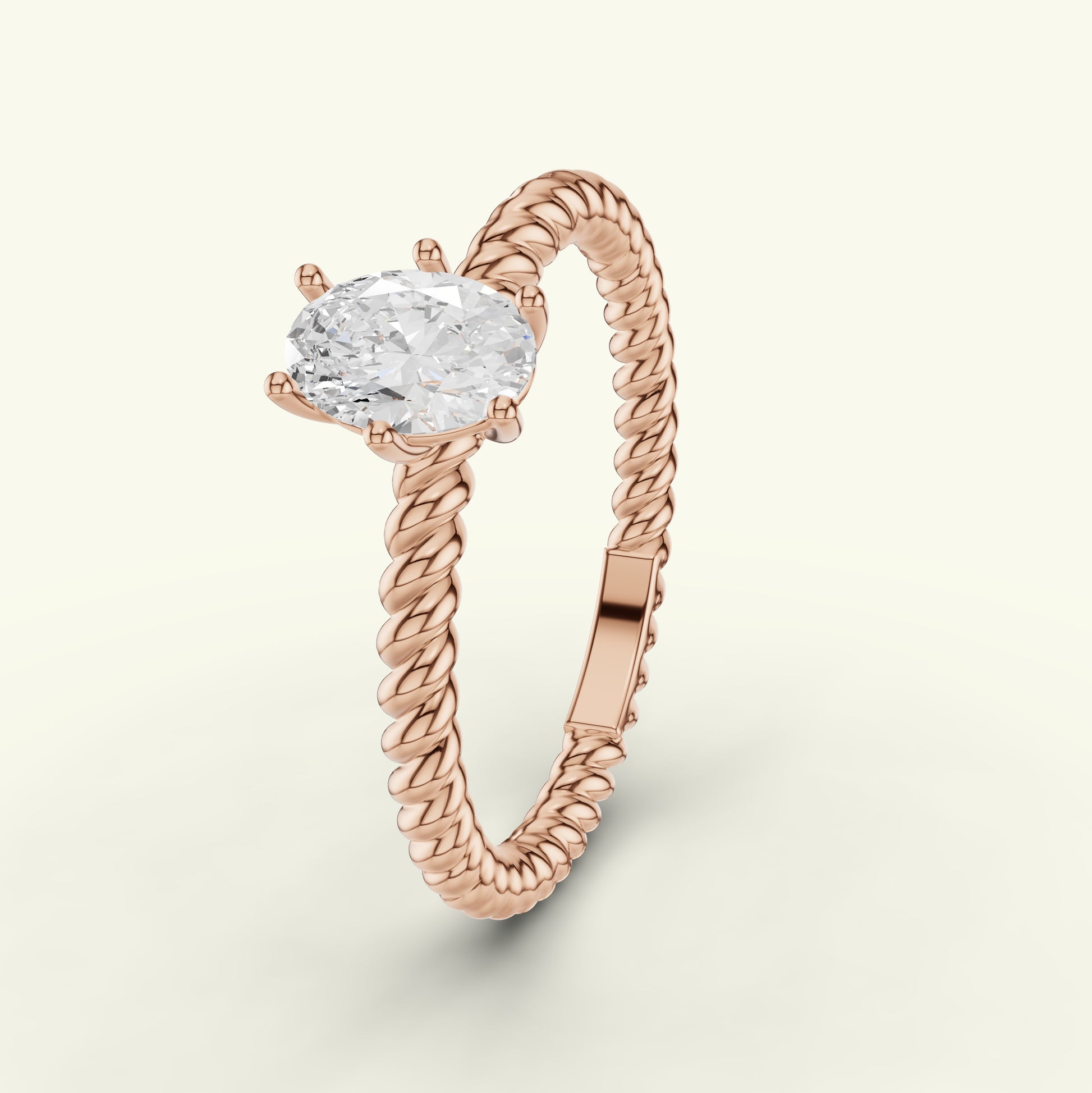 Irva Crest Diamond Band Ring