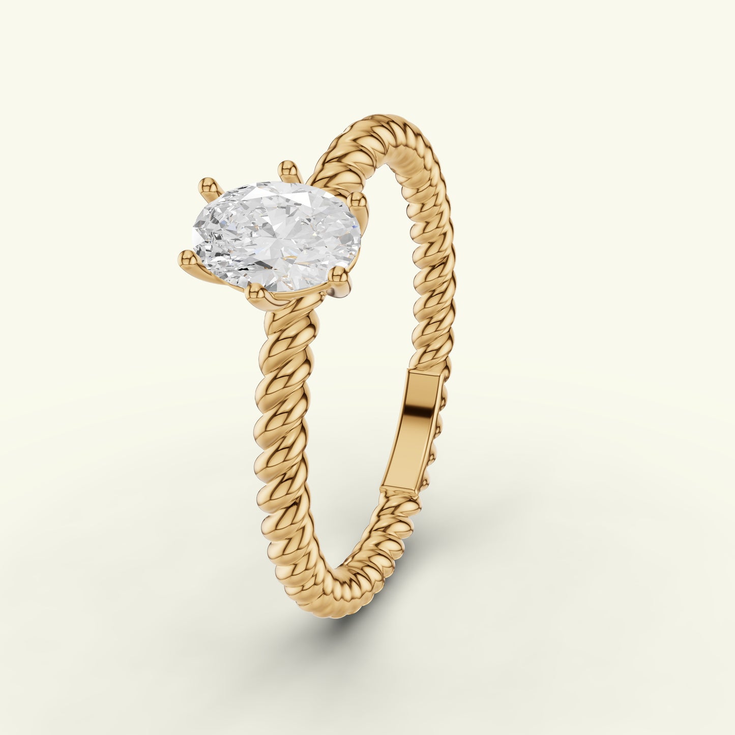 Irva Crest Diamond Band Ring