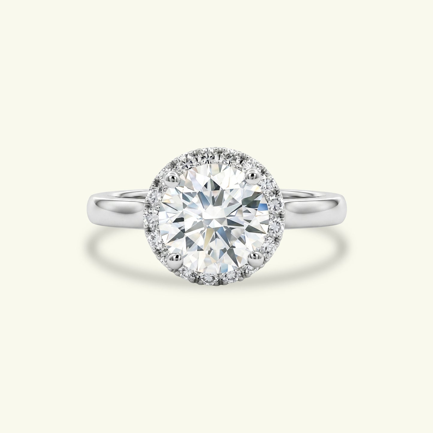 Calista Bridal Halo Diamond Engagement Ring