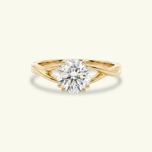 Elisia Solitaire Diamond Engagement Ring