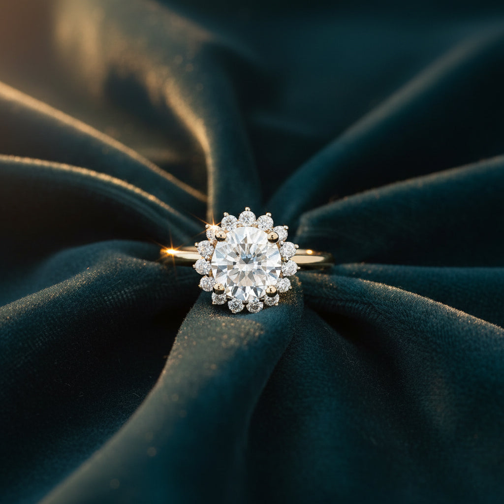 Seraya Solitaire Diamond Engagement Ring