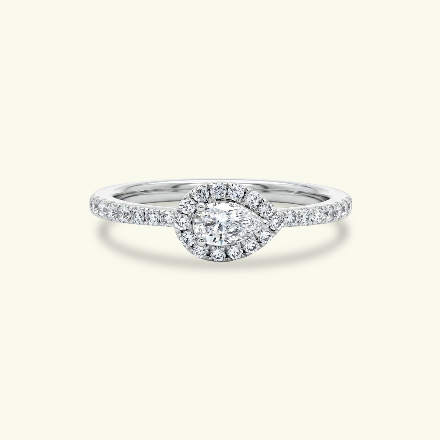 Yunira Halo Diamond Engagement Ring