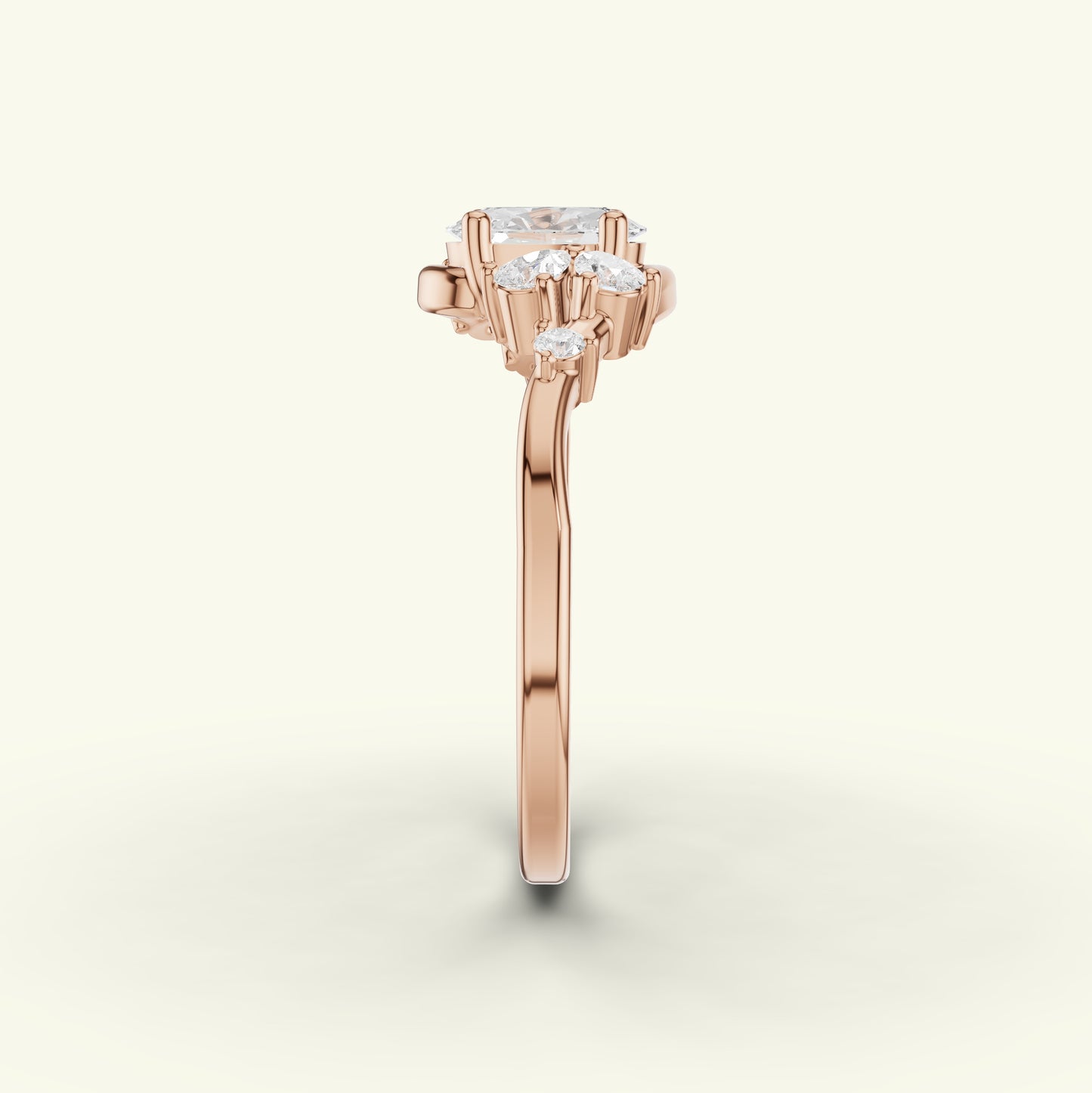 Neira Curve Diamond Dailywear Ring