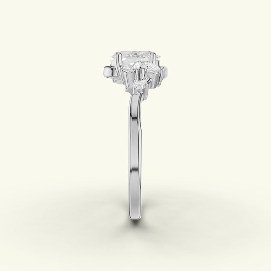 Neira Curve Diamond Dailywear Ring