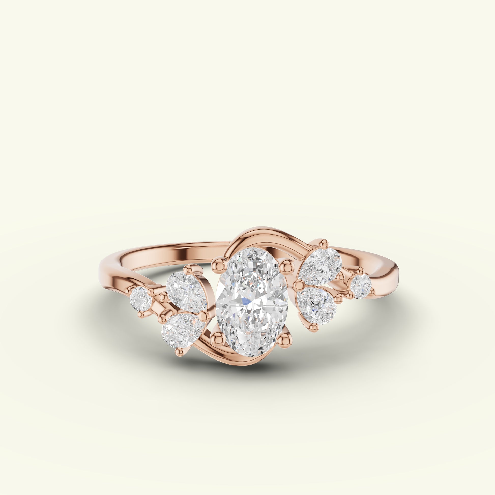 Neira Curve Diamond Dailywear Ring