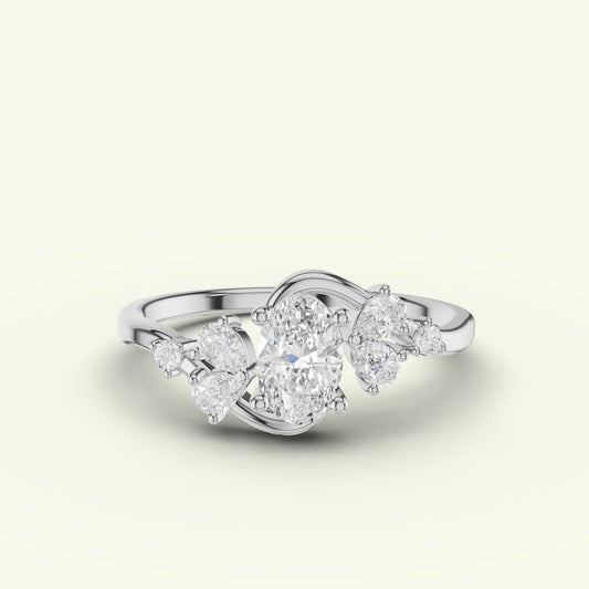 Neira Curve Diamond Dailywear Ring