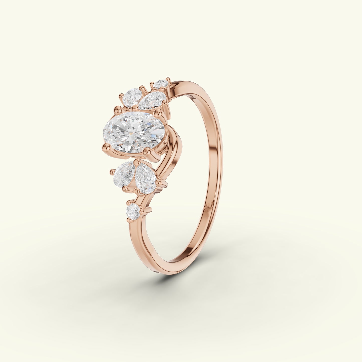 Neira Curve Diamond Dailywear Ring