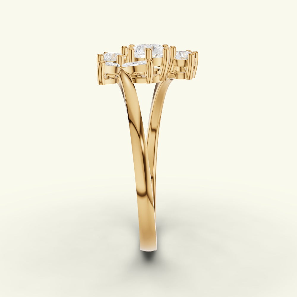 Elyra Wing Diamond Dailywear Ring