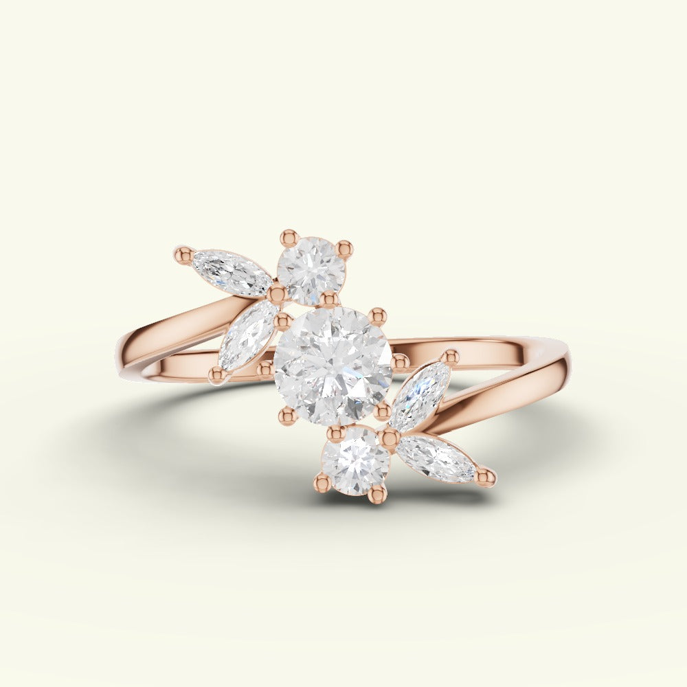 Elyra Wing Diamond Dailywear Ring