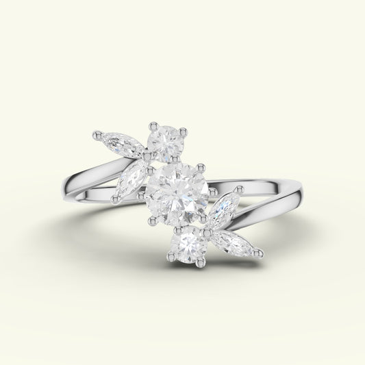 Elyra Wing Diamond Dailywear Ring