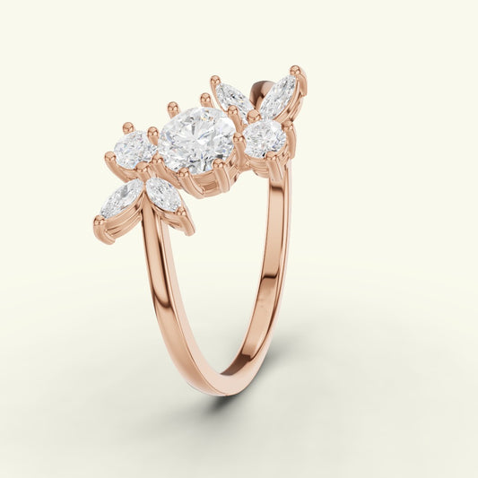 Elyra Wing Diamond Dailywear Ring